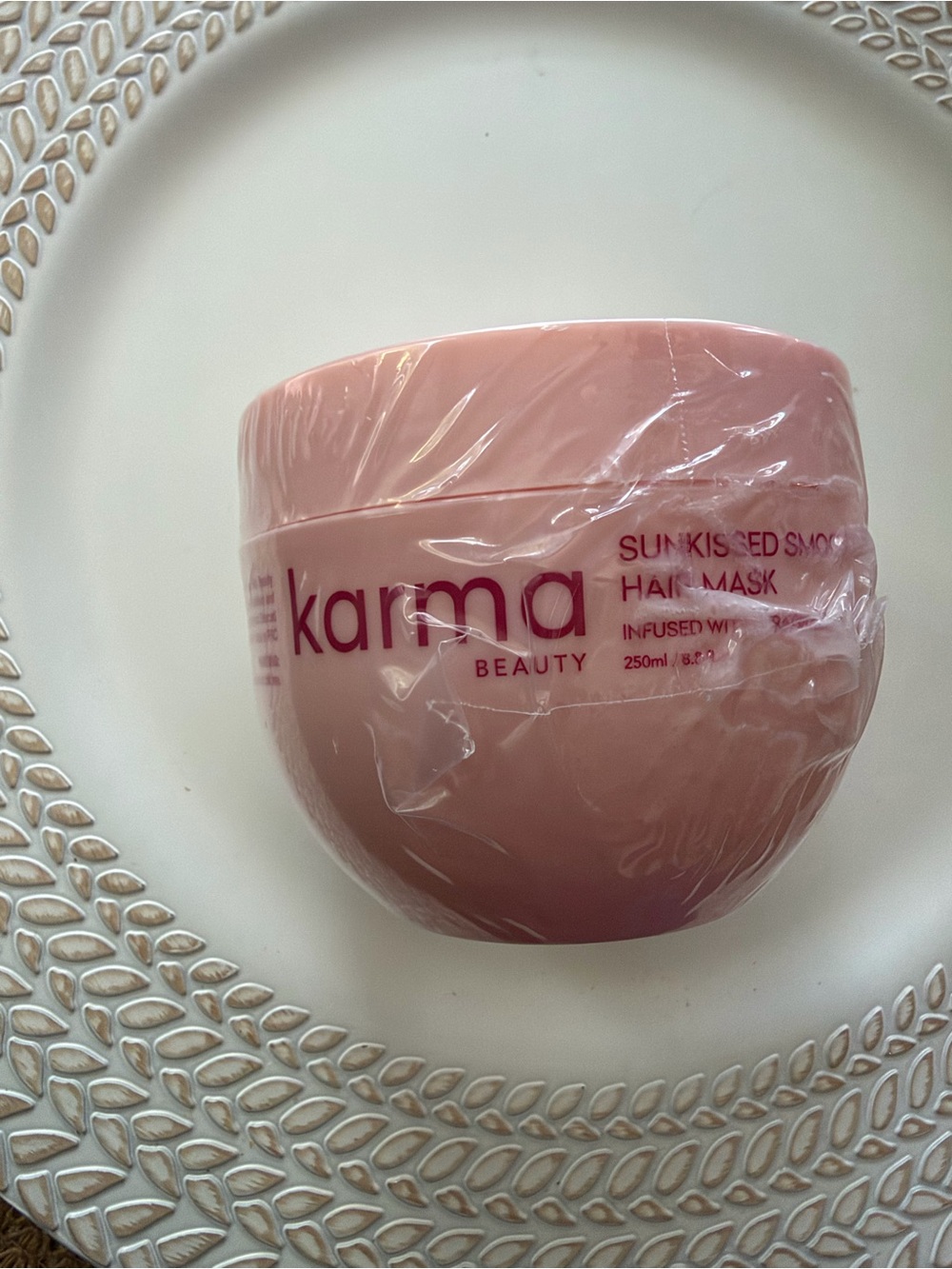 Karma Pink Hair Mask Jar